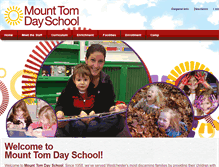 Tablet Screenshot of mounttomdayschool.com